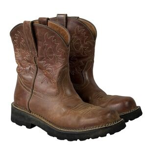 Ariat Fatbaby Heritage Brown Leather Western Boots 10001183 Womens 9B